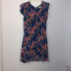 Tropical floral romper size M
